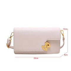Women's Pu Leather Crossbody Bag Winter Flap Messenger Handbag
