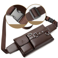 Men's Chest Bag Large Capacity Single-Shoulder Waist Bag