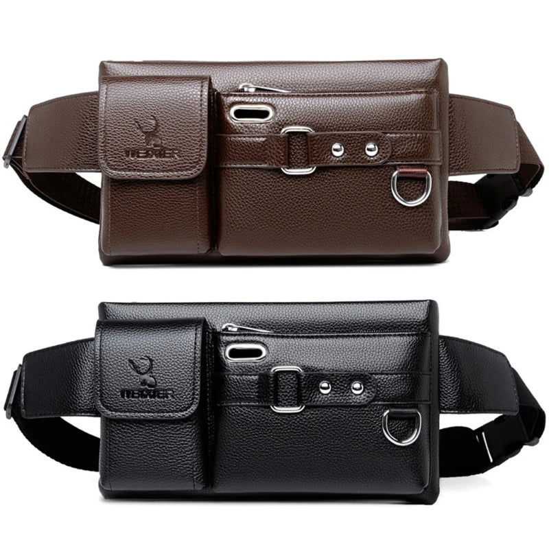 Men's Chest Bag Large Capacity Single-Shoulder Waist Bag