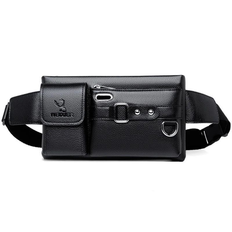 Men's Large Capacity Waist Bag Single-Shoulder Multi-Function Chest Bags
