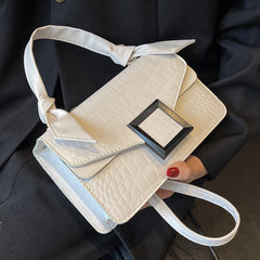 Small Crossbody Bag Knot Handle Women Handbags PU Leather