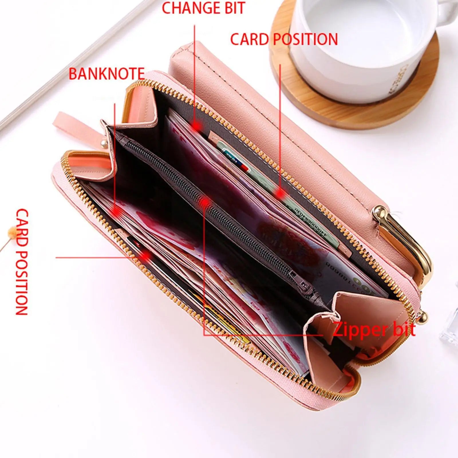 Matte Leather Mini Crossbody Bag for Women