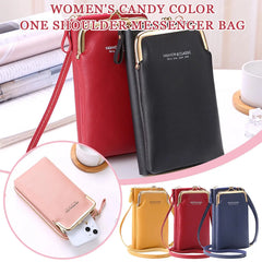 Matte Leather Crossbody Mini Bag Wallet for Women
