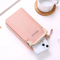 Matte Leather Crossbody Mini Bag Wallet for Women