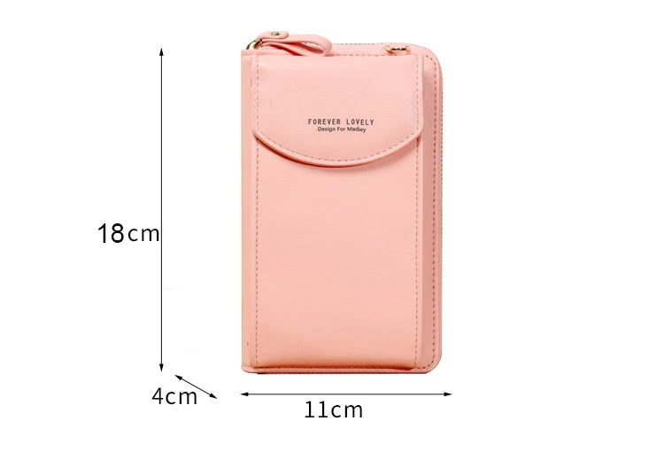 Small Crossbody Bag Women Matte Leather Shoulder Messenger Clutch Bolsa