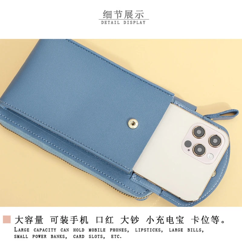 Small Crossbody Bag Women Matte Leather Shoulder Messenger Clutch Bolsa