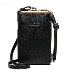 Matte Leather Crossbody Bag Women Mini Shoulder Messenger Clutch Purse Handbag