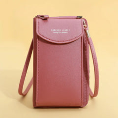 Small Crossbody Bag Women Matte Leather Shoulder Messenger Clutch Bolsa