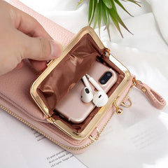 Matte Leather Crossbody Bag Women Mini Shoulder Messenger Clutch Purse Handbag