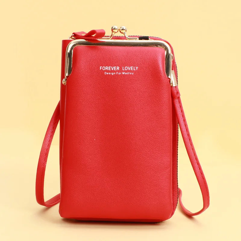 Elegant PU Leather Crossbody Bag for Women