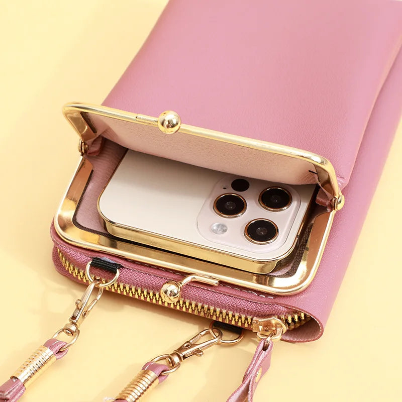 Elegant PU Leather Crossbody Bag for Women