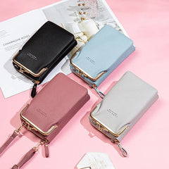 Yellow Mini Crossbody Bag Women PU Leather Shoulder Messenger