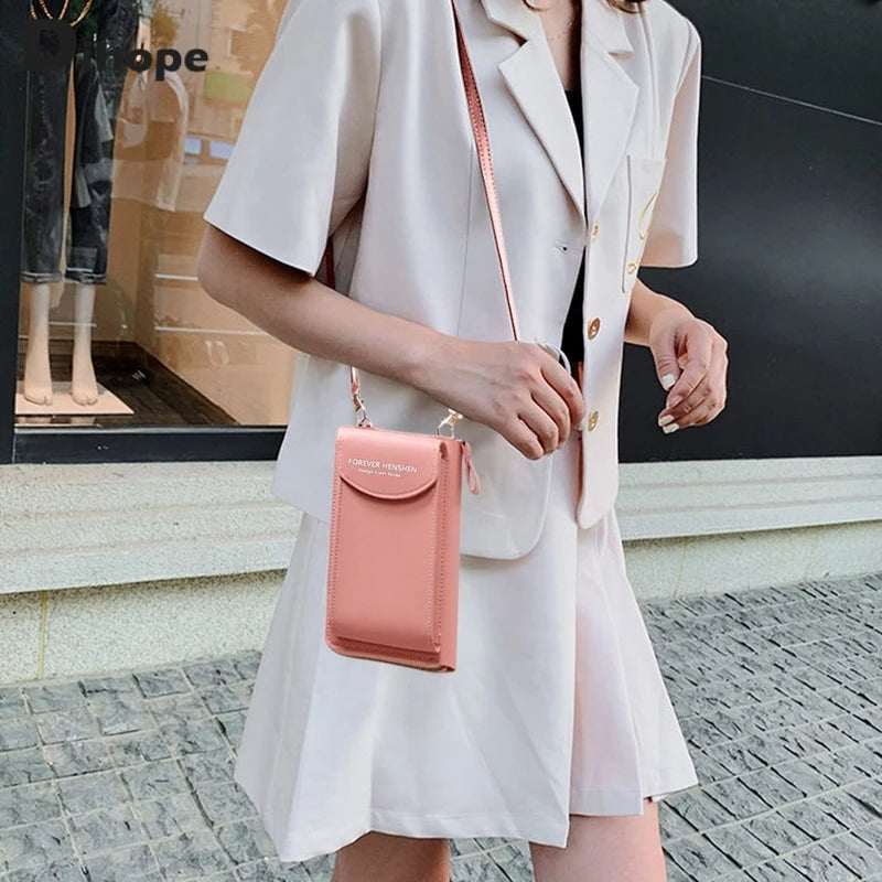 Small Crossbody Bag Women Mini PU Leather Shoulder Messenger Bag For Girls