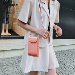Small Crossbody Bag Women Mini PU Leather Shoulder Messenger Bag For Girls