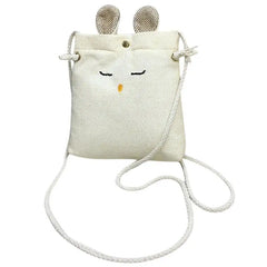 Mini Canvas Crossbody Bag for Women Girls Phone Purse