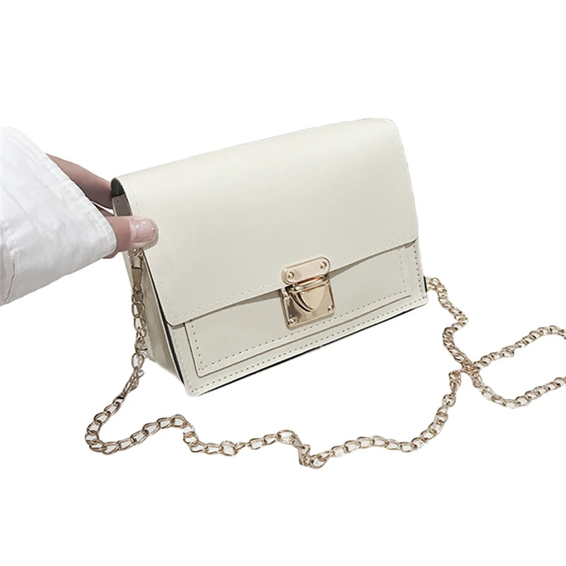 Mini Crossbody Shoulder Bag for Women PU Leather Messenger Bag