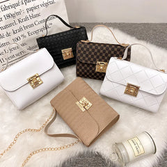 Small Women Shoulder Bags Clutch Bag PU Crossbody Bag