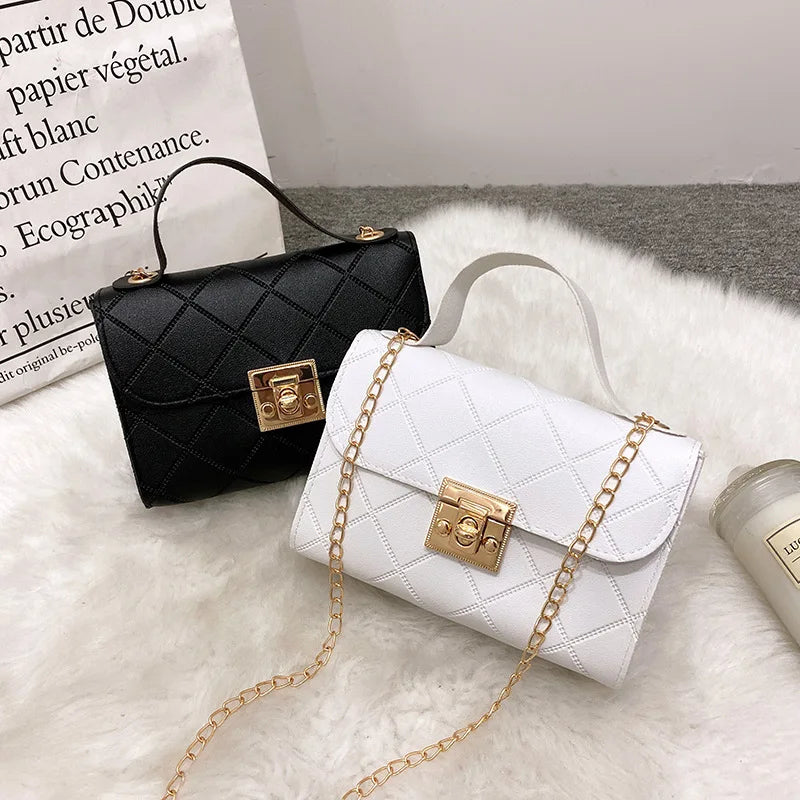 Small Women Shoulder Bags Clutch Bag PU Crossbody Bag