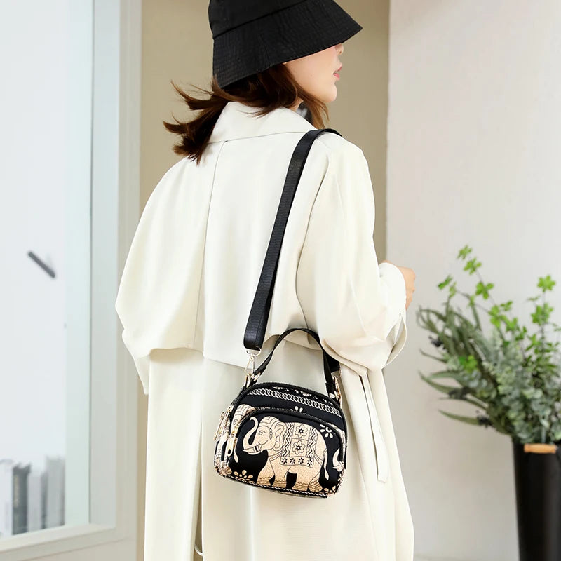 Small Nylon CrossBody Bag Women's Shoulder Handbag