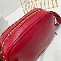 Small Square Satchel Tassel Bag PU Leather Wide Strap Casual Solid