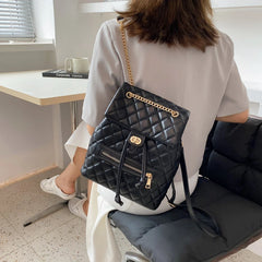 Youth Leather Backpack for Teenage Girls