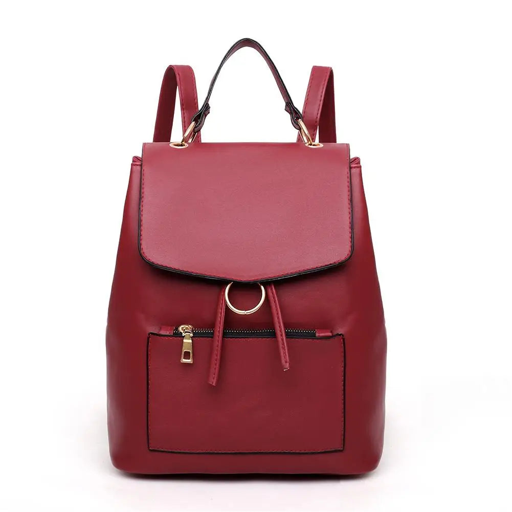 High-quality PU Leather Backpack for Women