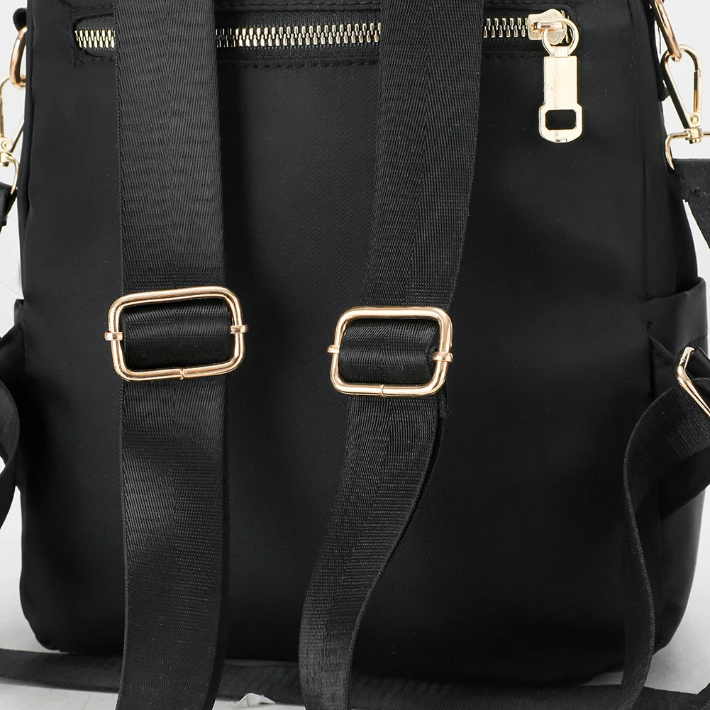 Large Capacity Waterproof Nylon Backpack for College Students