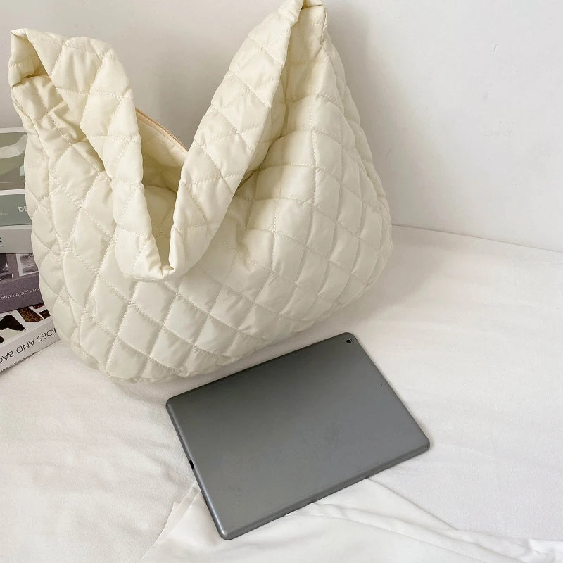 Space Pad Cotton Women Shoulder Bag Lady Winter Quilted Bags
