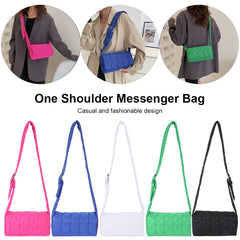Winter Nylon Quilted Shoulder Bag Women