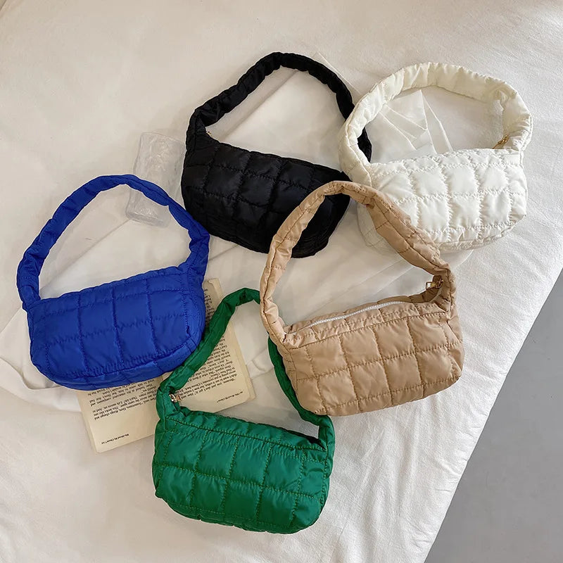 Embroidered Space Pad Women's Shoulder Bag