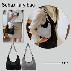 Sparkling Shoulder Bag Glitter Ladies Chain Totes Purse