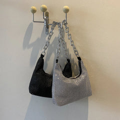 Sparkling Shoulder Bag Glitter Ladies Chain Totes Purse