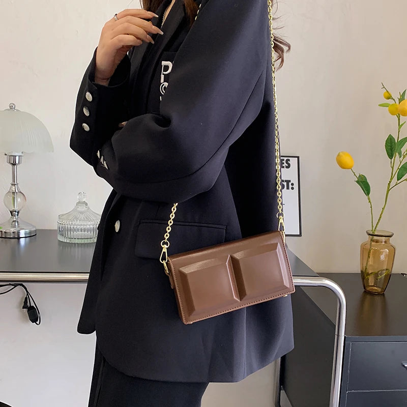 Leather Small Handbag Shoulder Bags Summer Side Bag for Women
