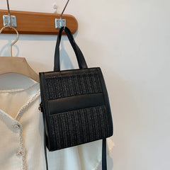 Straw Women Shoulder Bag Woven Crossbody Bag Fashionable Decoration