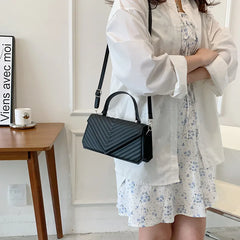 Striped Women's Shoulder Bag Small Crossbody Bags