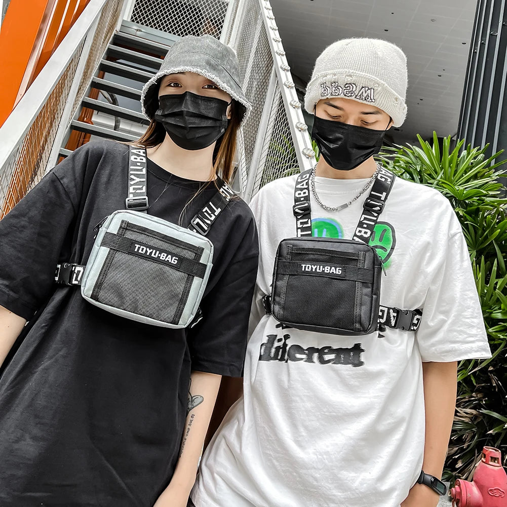 Tactical Chest Bags Hip Hop Vest Streetwear Bags
