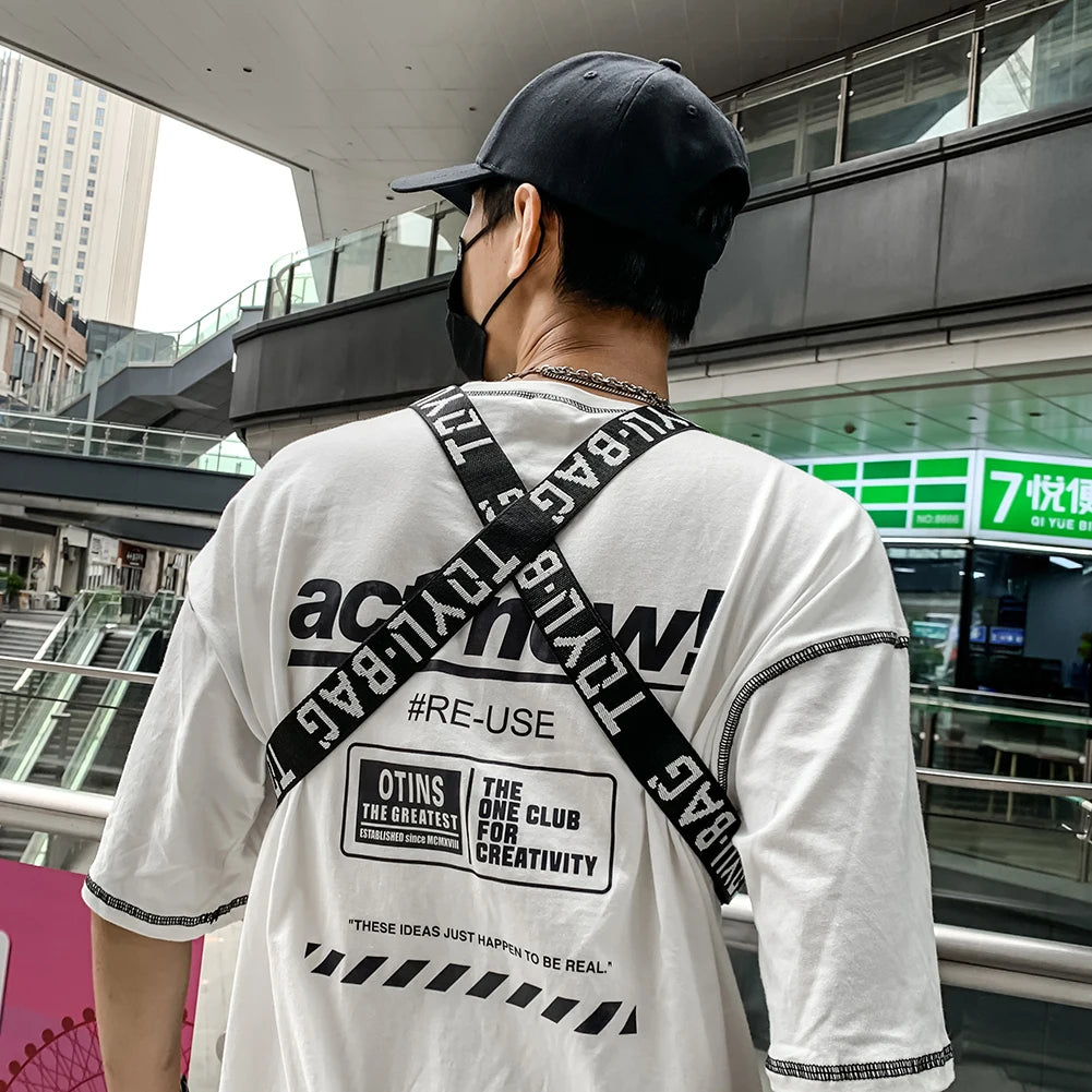 Tactical Chest Bags Hip Hop Vest Streetwear Bags