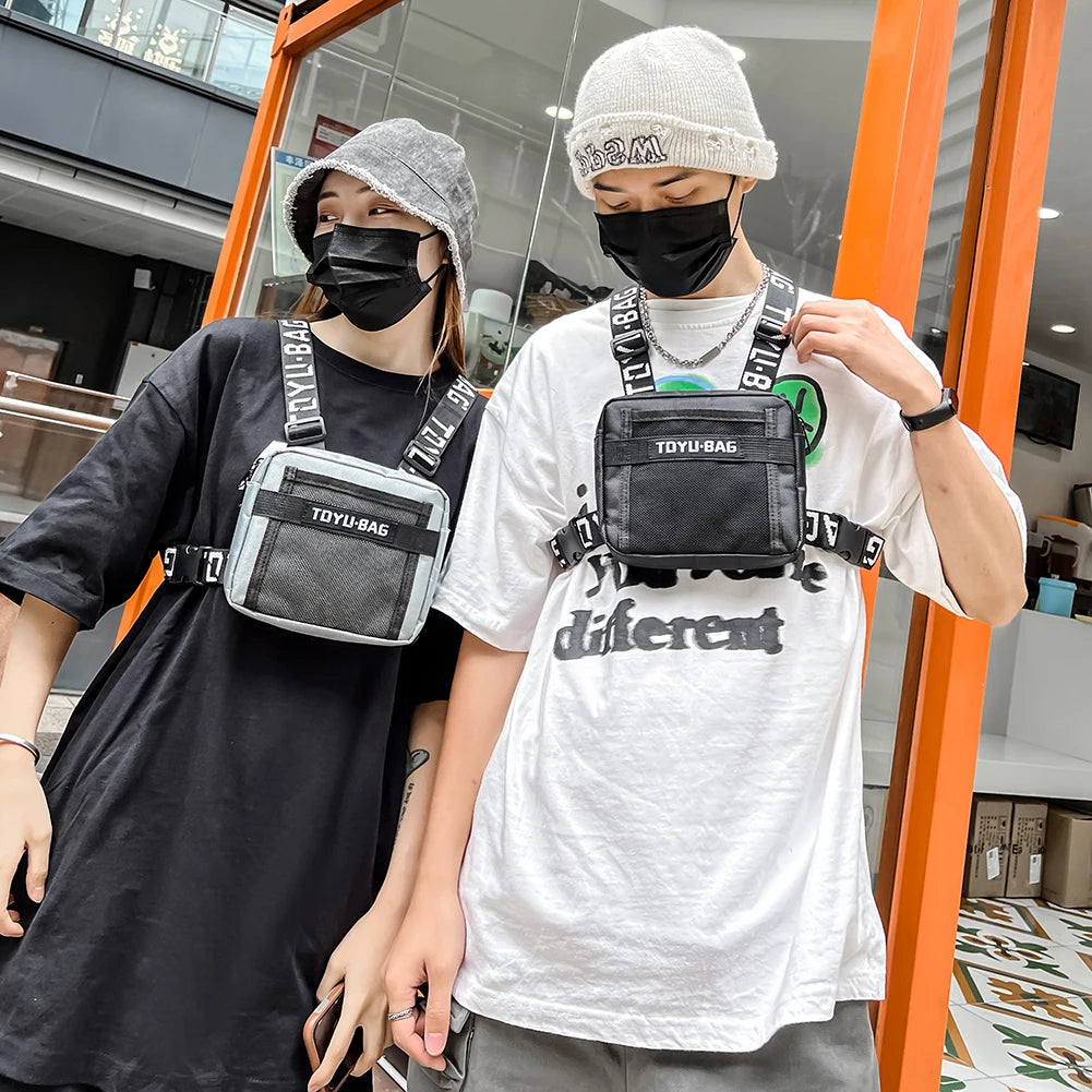 Tactical Chest Bags Hip Hop Vest Streetwear Bags