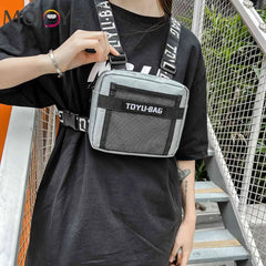 Tactical Chest Bags Unisex Hip Hop Vest Streetwear Bags Casual Nylon Fanny Pack