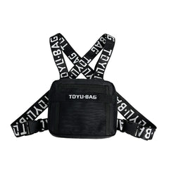 Tactical Chest Bags Unisex Hip Hop Vest Streetwear Bags Casual Nylon Fanny Pack