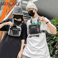 Tactical Chest Bags Unisex Hip Hop Vest Streetwear Bags Casual Nylon Fanny Pack