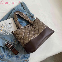 Women's Top-handle Bag for Autumn Winter, Large Capacity Office Bag