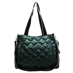 Large Capacity Nylon Travel Messenger Bag Solid Crossbody Padded