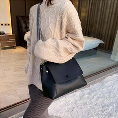 Large Capacity Totes Handbags Women PU Shoulder Messenger Bag