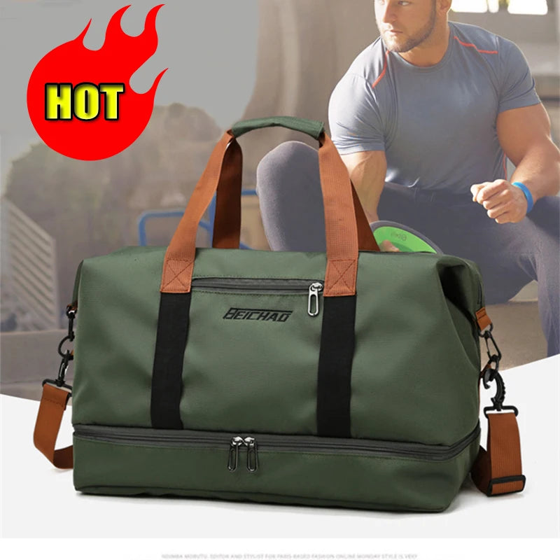 Large Capacity Travel Bag Waterproof Weekend Messenger Bag