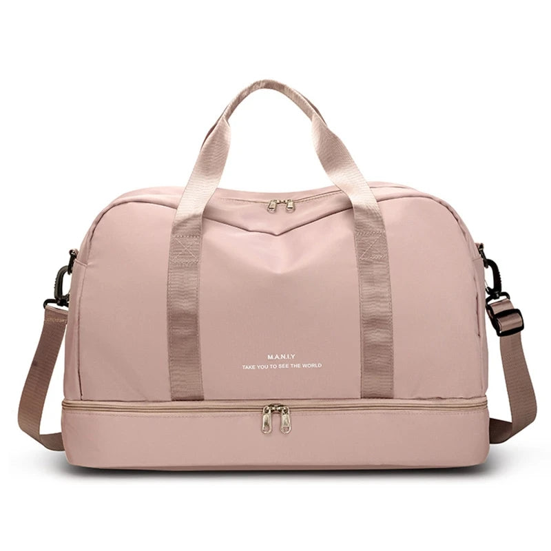 Large Travel Bag w/ Shoe Compartment