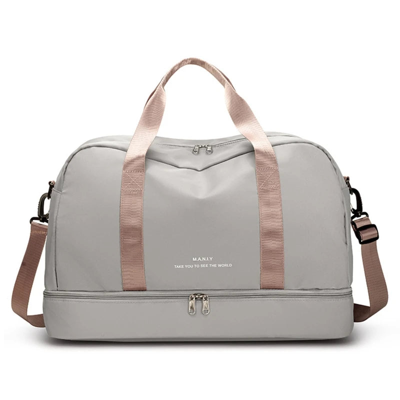 Large Travel Bag w/ Shoe Compartment