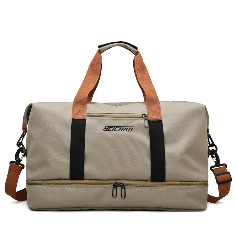 Large Capacity Travel Fitness Bag for Women Waterproof Messenger Bag