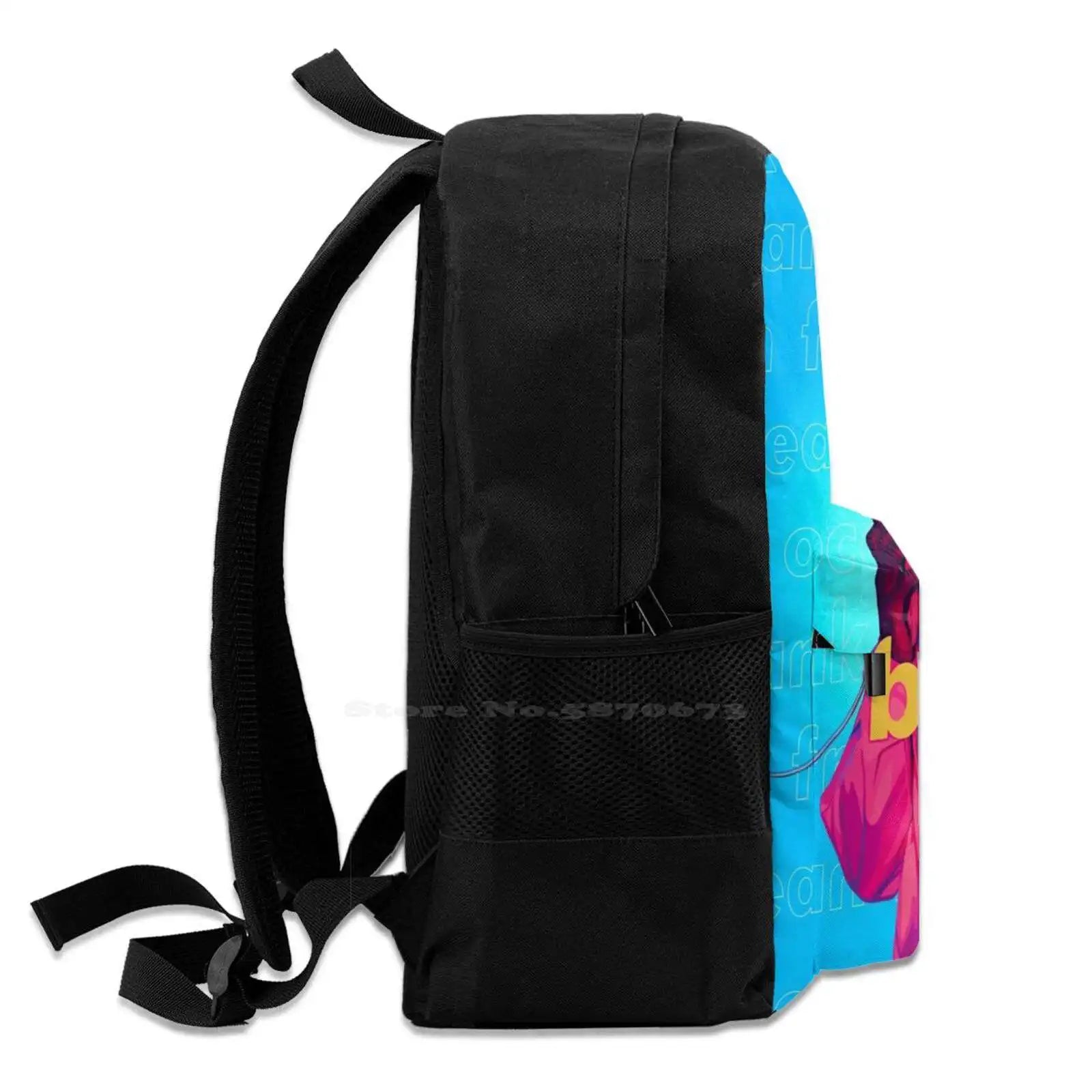 Travel Laptop School Backpack Bag Blond Motorcycle Pink S Ivy