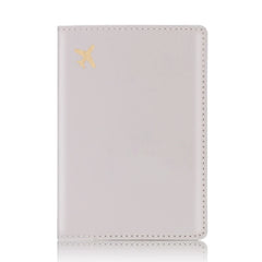 Travel Passport Cover Holder Hot Stamping Plane for Men Women C